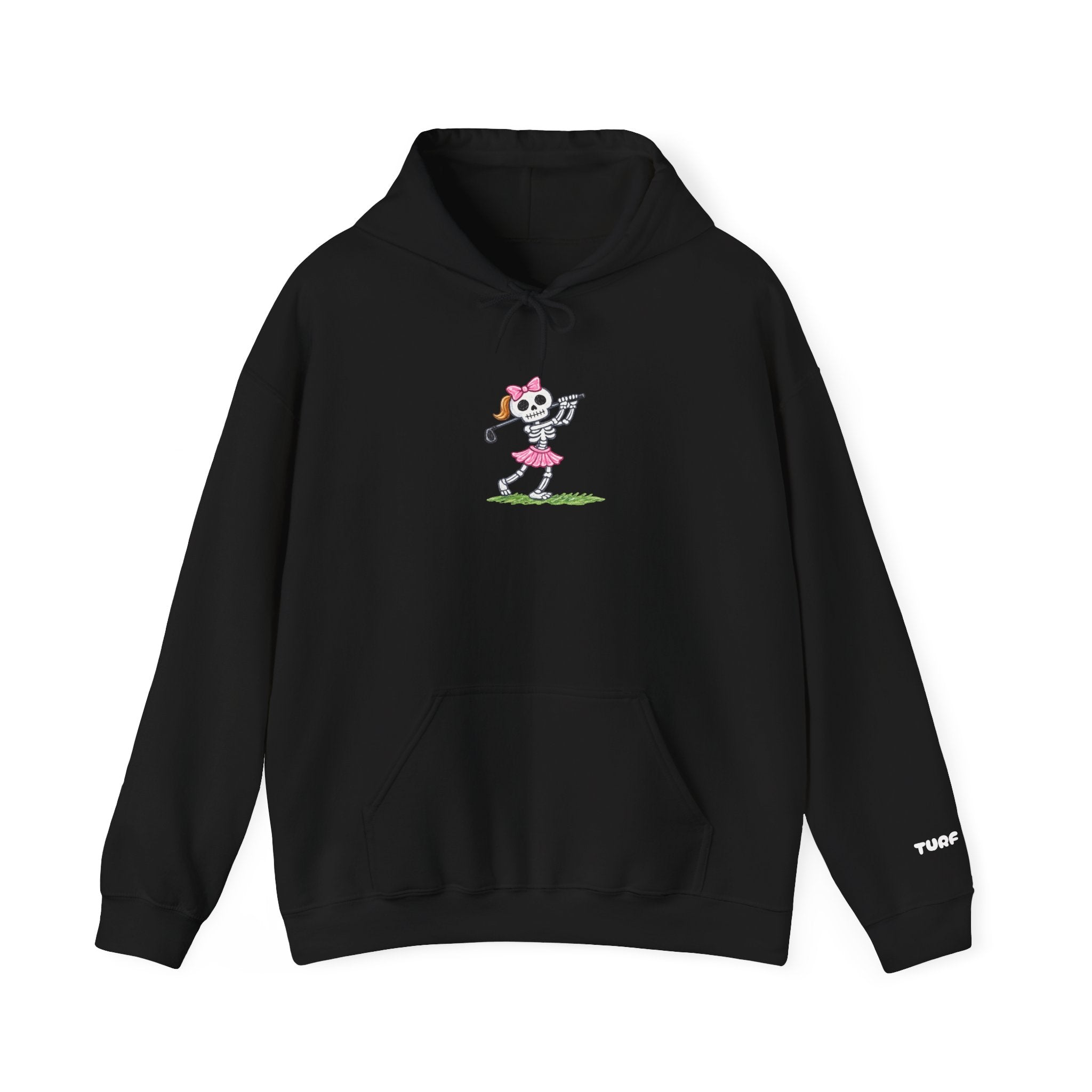 Golfing Skeleton  Hoodie – Cute Gothic Golf Pullover