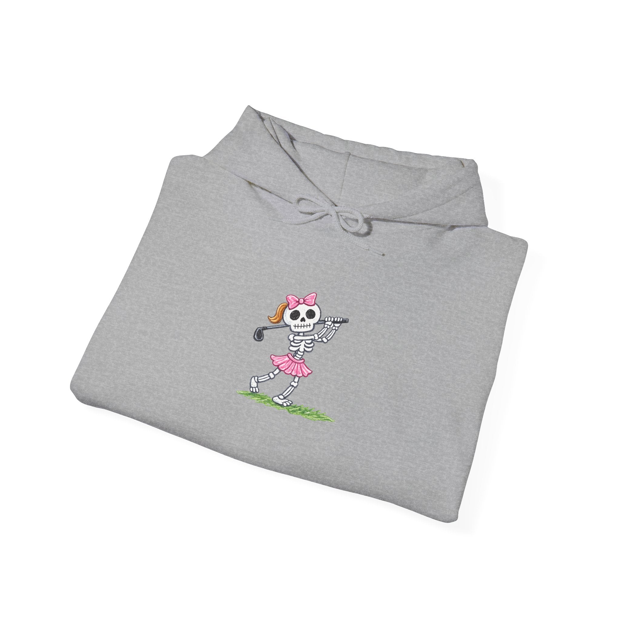 Golfing Skeleton  Hoodie – Cute Gothic Golf Pullover