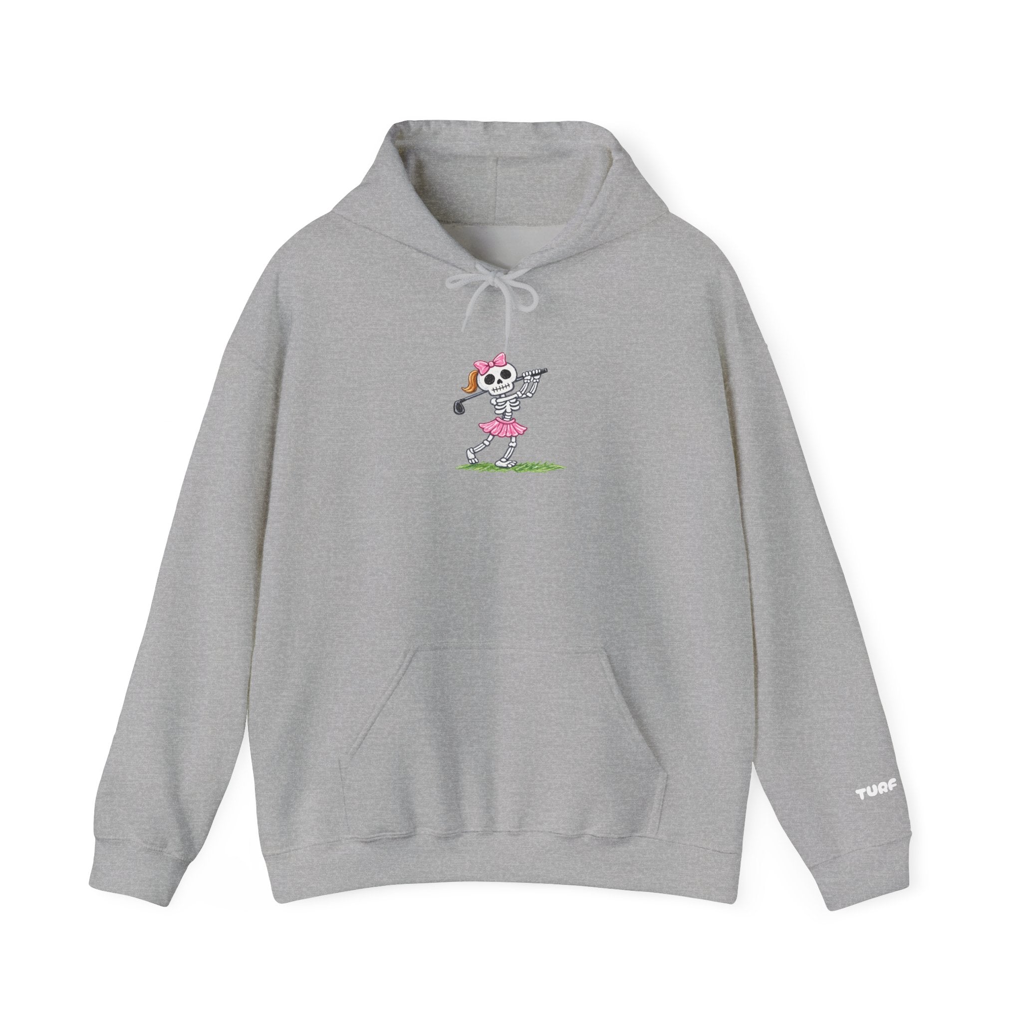 Golfing Skeleton  Hoodie – Cute Gothic Golf Pullover
