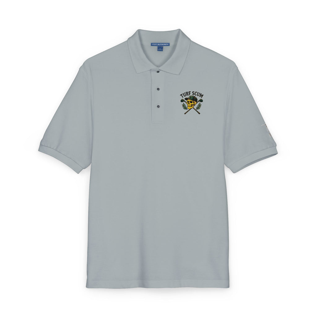 Embroidered 'Turf Scum' Polo Shirt