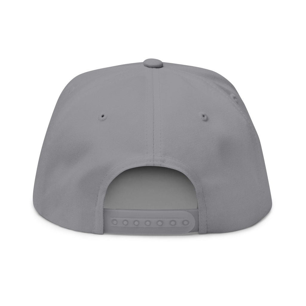 Turf Scum Embroidered Flat Bill Cap — Scooter & Green Text Streetwear Hat