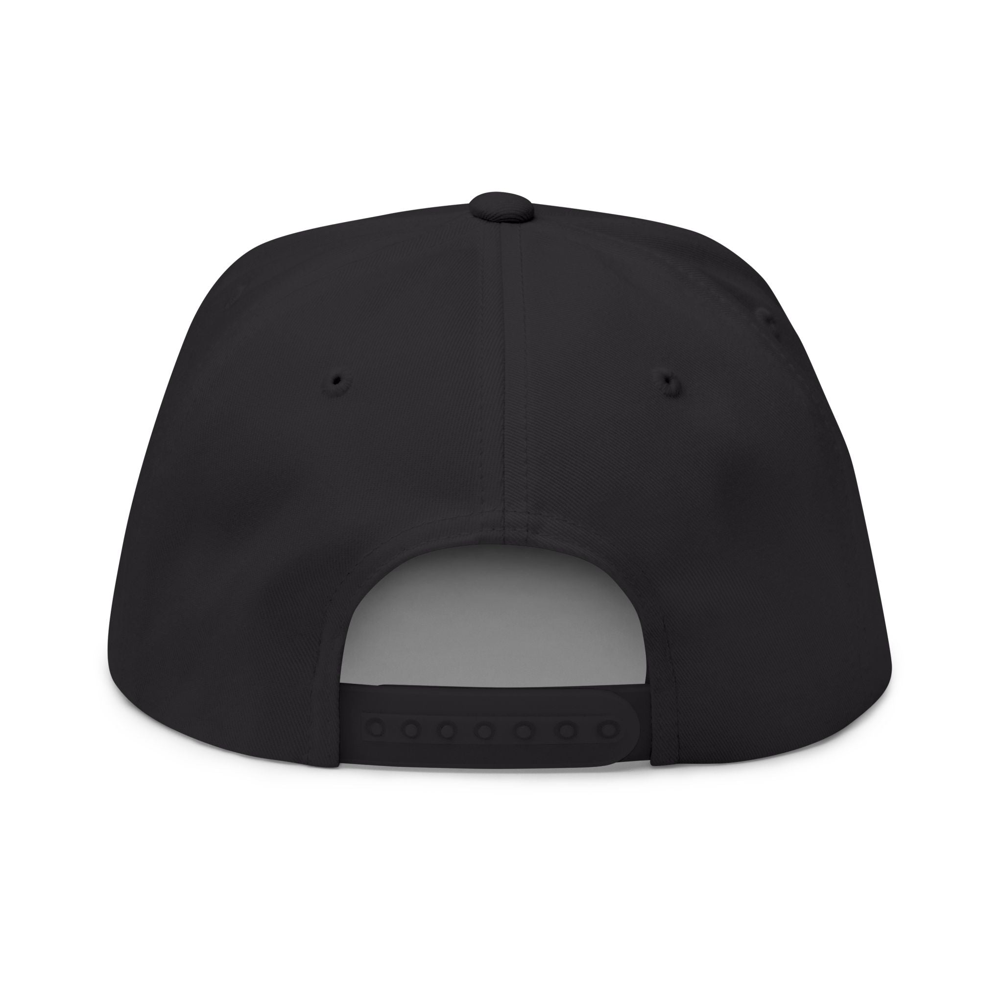 Turf Scum Embroidered Flat Bill Cap — Scooter & Green Text Streetwear Hat