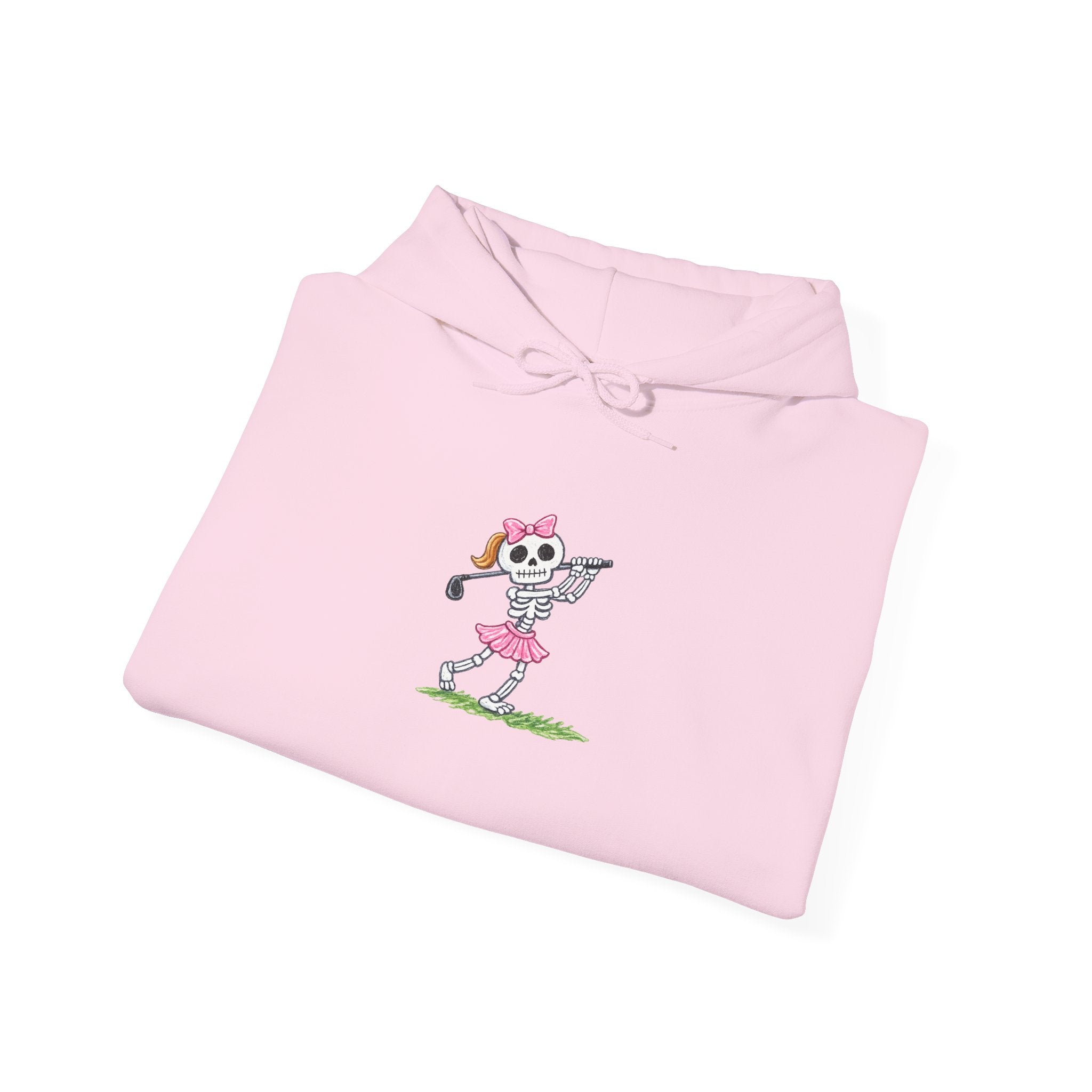 Golfing Skeleton  Hoodie – Cute Gothic Golf Pullover