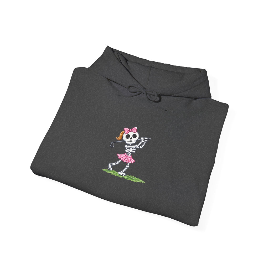 Golfing Skeleton  Hoodie – Cute Gothic Golf Pullover