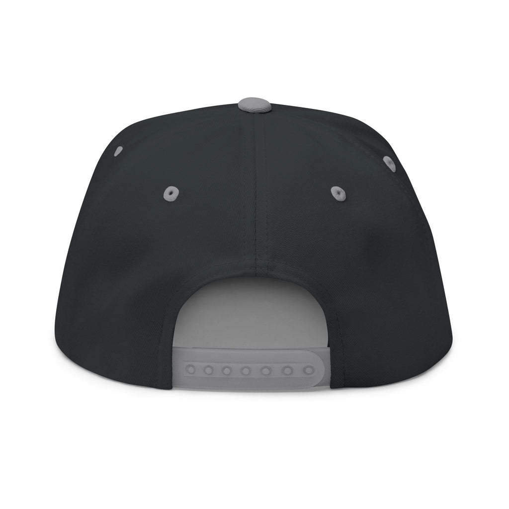 Turf Scum Embroidered Flat Bill Cap — Scooter & Green Text Streetwear Hat