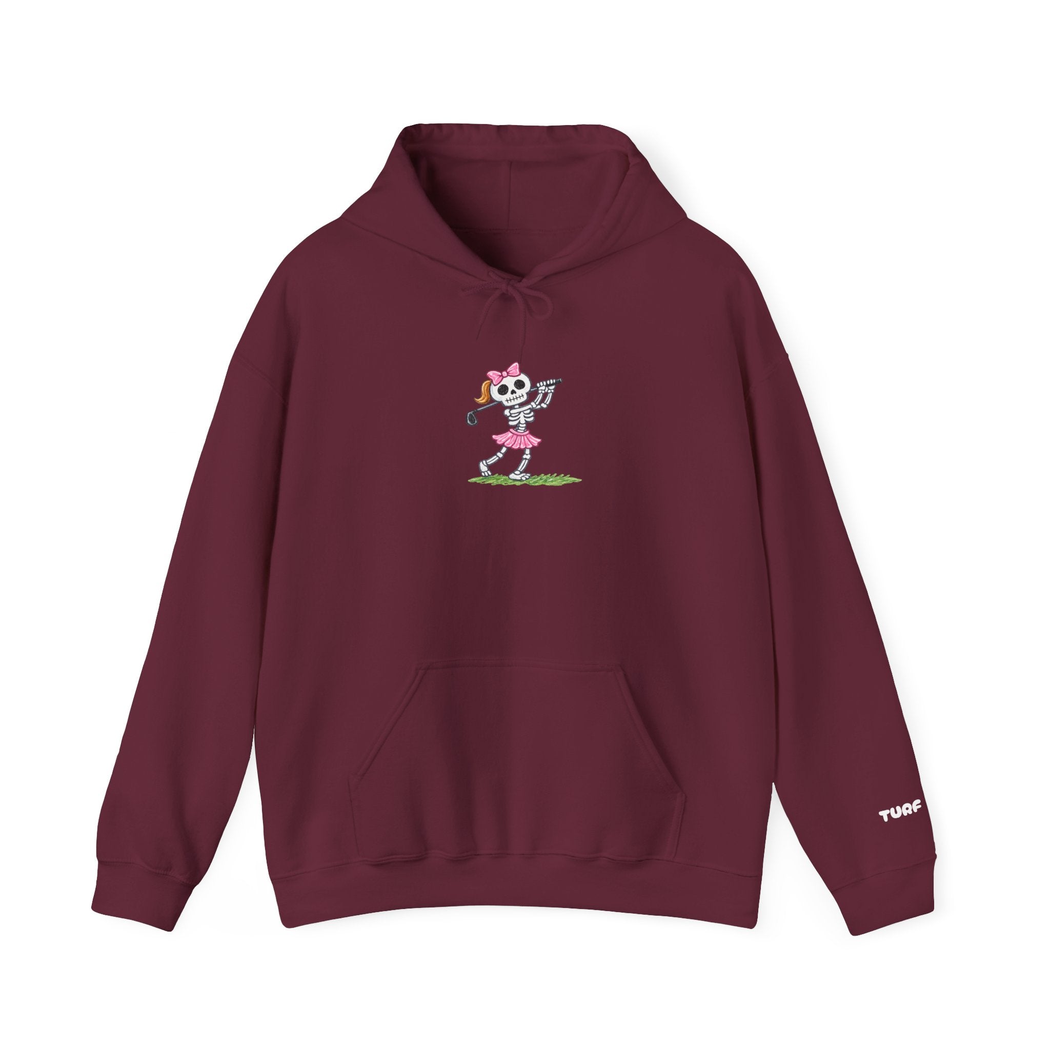 Golfing Skeleton  Hoodie – Cute Gothic Golf Pullover