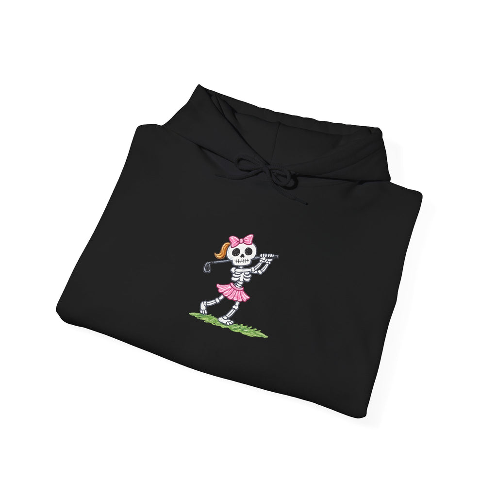 Golfing Skeleton  Hoodie – Cute Gothic Golf Pullover