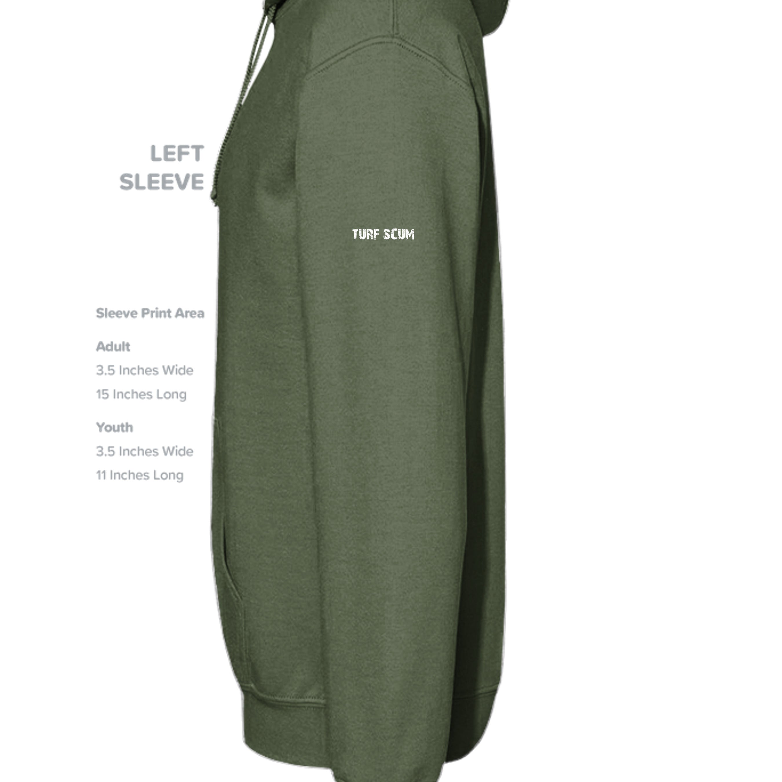MILITARY GREEN - G185 - SLEEVE_LEFT