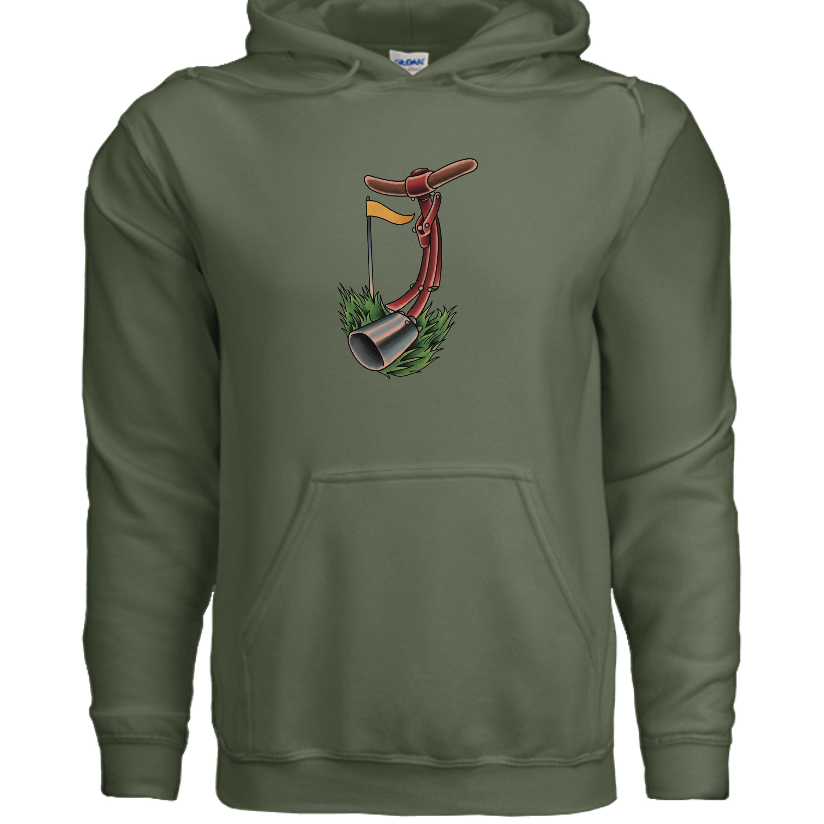 MILITARY GREEN - G185 - FRONT