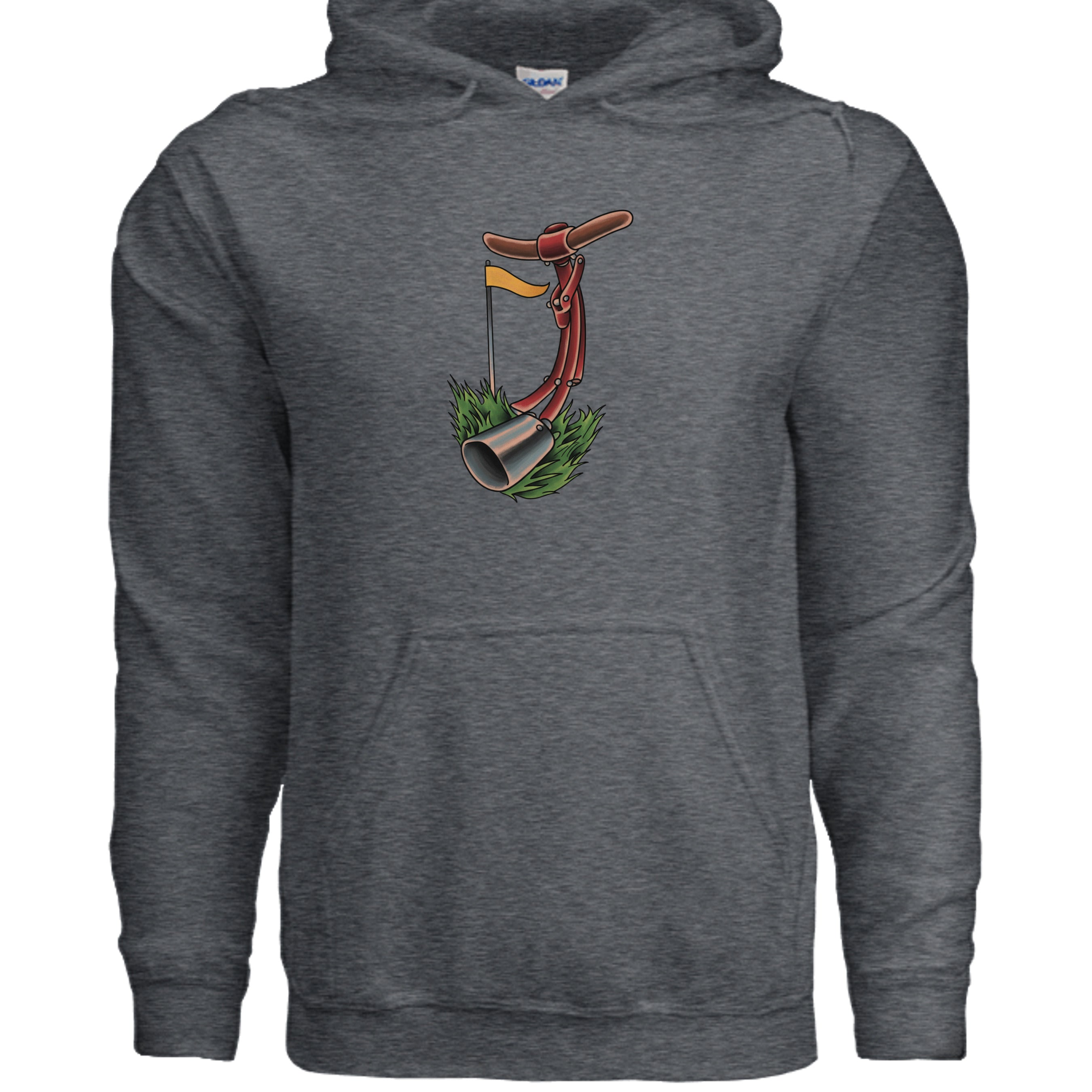 DARK HEATHER - G185 - FRONT
