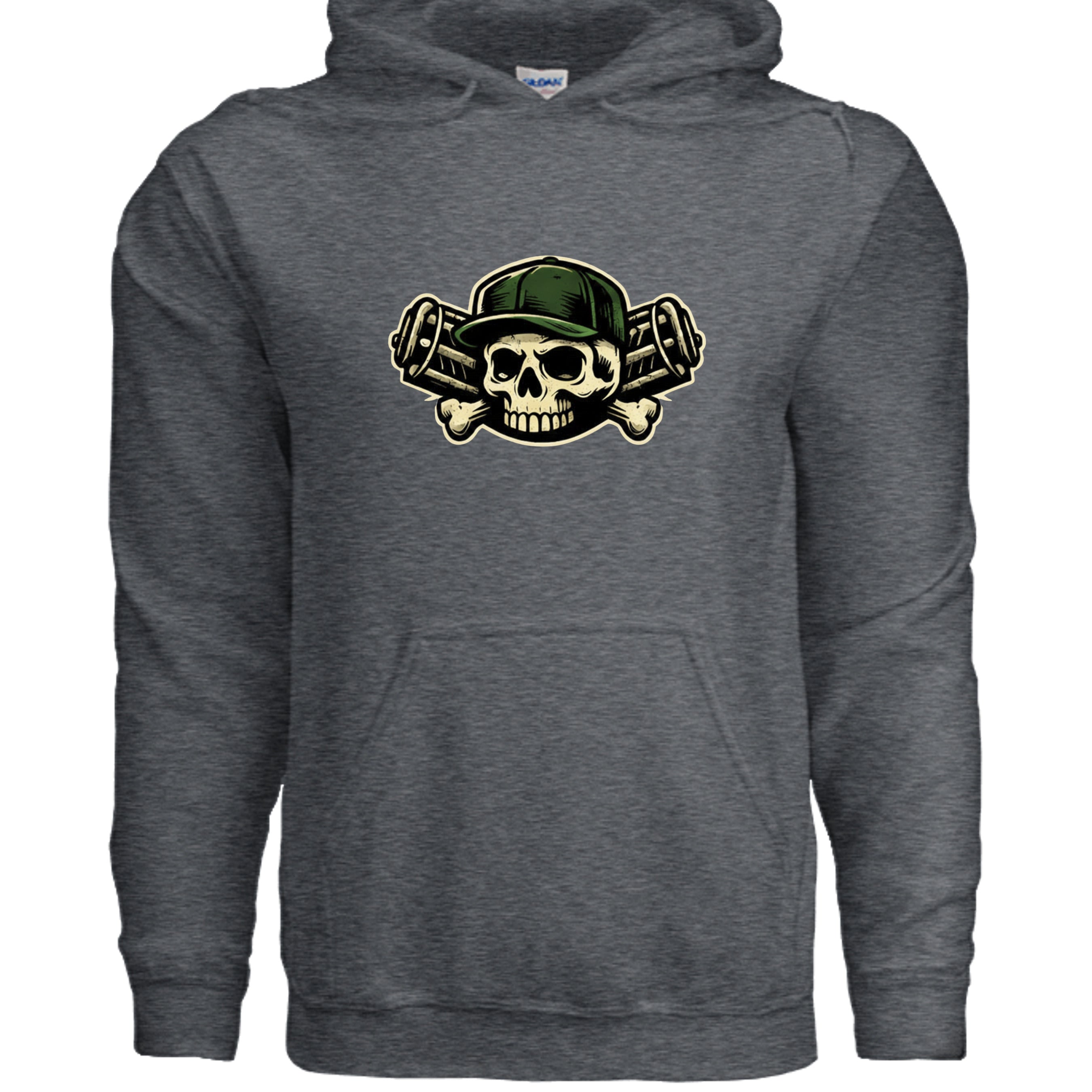 DARK HEATHER - G185 - FRONT