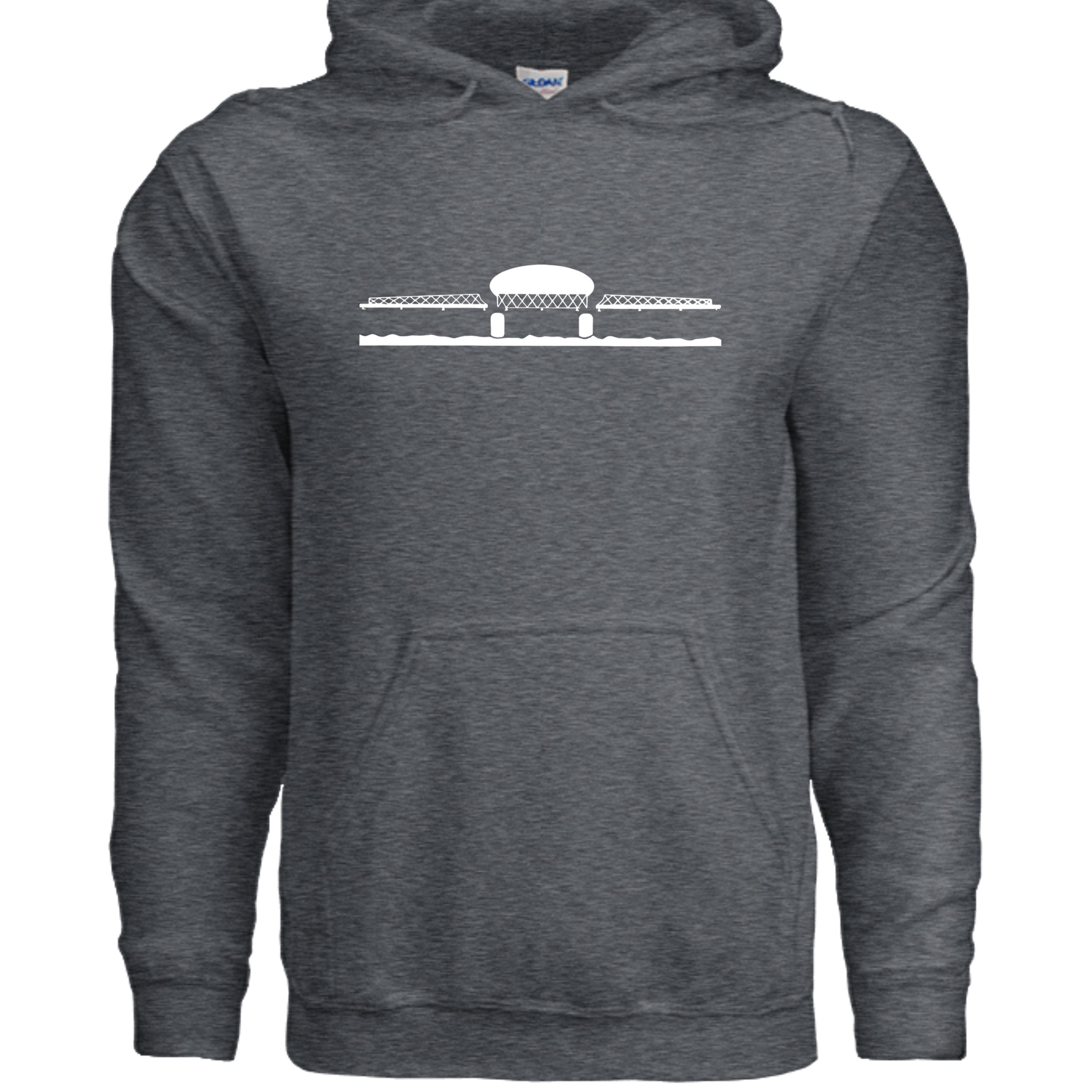 DARK HEATHER - G185 - FRONT