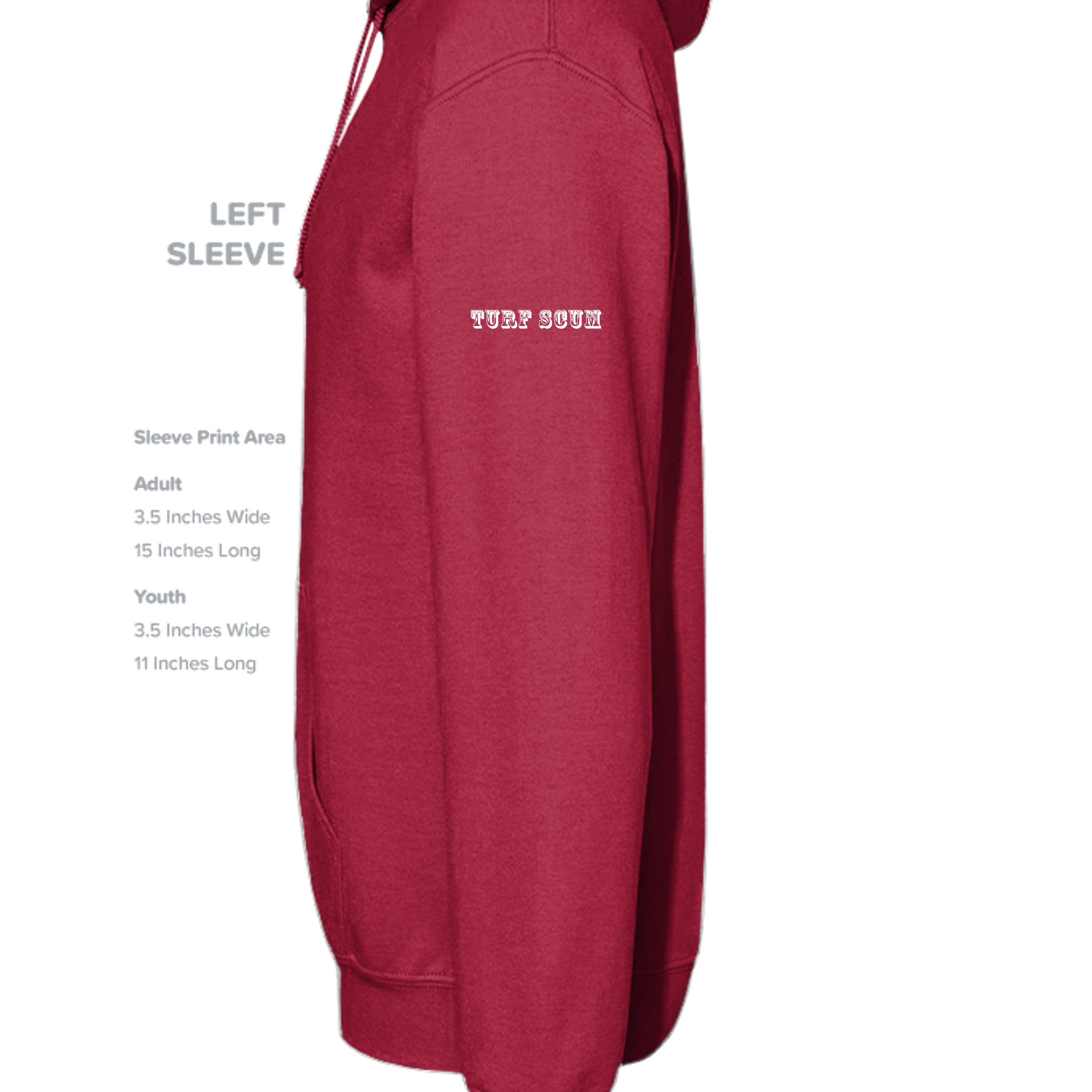CHERRY RED - G185 - SLEEVE_LEFT